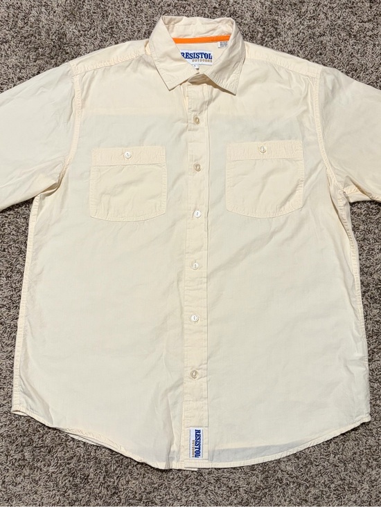 Resistol Other - Resistol Outdoor Mens Size Large Cream Button-Down Casual Shirt